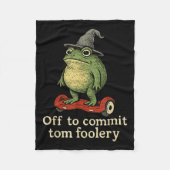 Couverture Polaire Assistant Grenouille Whimsical Désactivé Pour Enga (Devant)