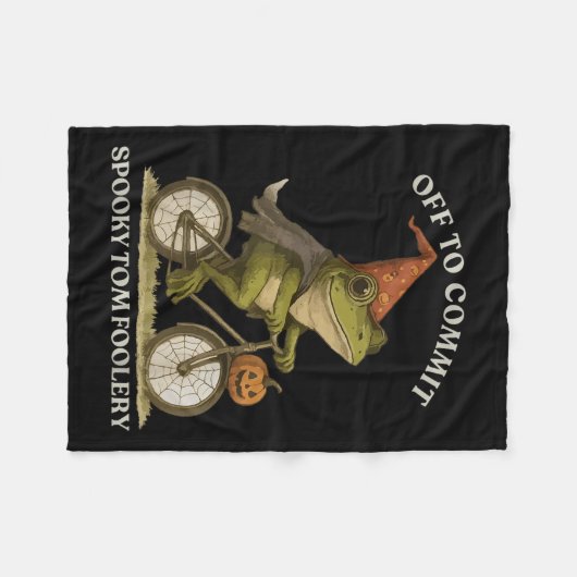 Couverture Polaire Assistant Grenouille Whimsical Désactivé Pour Enga (Devant (Horizontal))