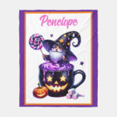 Couverture Polaire Assistant Halloween en Citrouille Mug Lollipop Mag (Devant)