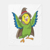 Couverture Polaire Assistant Parrot en tant qu'assistant avec Casquet (Devant)