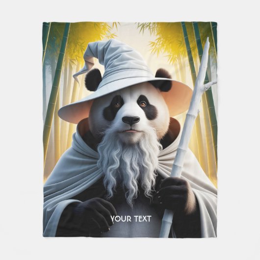 Couverture Polaire Assistant Vieux Panda Imaginaire (Devant)
