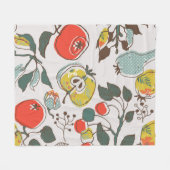 Couverture Polaire assorted fruits. seamless pattern (Devant (Horizontal))