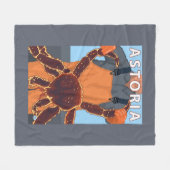 Couverture Polaire Astoria, crabe d'OregonKing (Devant (Horizontal))