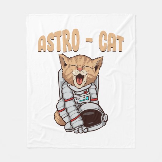 Couverture Polaire Astro Cat (Devant)