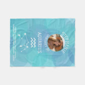 Couverture Polaire Astrologie du Zodiaque Aquarius Signet photo Date (Devant (Horizontal))