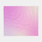 Couverture Polaire Astrologie Rose Graident Aura Étoiles Constellatio (Devant (Horizontal))