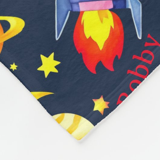 Couverture Polaire Astronaut Ajouter Nom Planètes de vaisseau spatial (Coin)