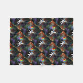 Couverture Polaire Astronaut avec ballons (Devant (Horizontal))