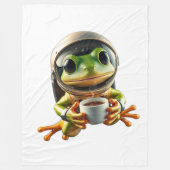 Couverture Polaire Astronaut Frog (Devant)