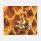 Couverture Polaire Astronaut Imaginaire Sur L'Érable (Devant (Horizontal))