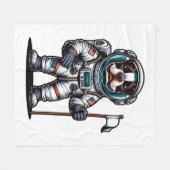 Couverture Polaire Astronaute de Boston  (Devant (Horizontal))