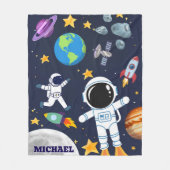 Couverture Polaire Astronaute de l'espace extra-atmosphérique, Enfant (Devant)