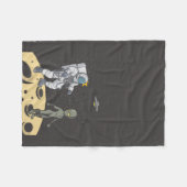 Couverture Polaire Astronaute et extraterrestre (Devant (Horizontal))