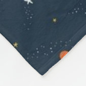 Couverture Polaire Astronaute spatial cool et beau (Coin)