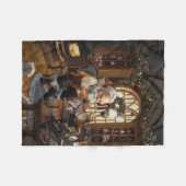 Couverture Polaire Atelier père Noël (Devant (Horizontal))
