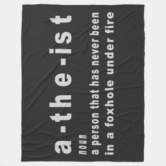 COUVERTURE POLAIRE ATHÉISTE (Devant)