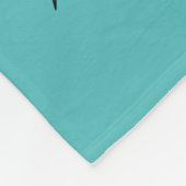 Couverture Polaire Atomic Age Starburst Planets Turquoise (Coin)
