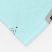 Couverture Polaire Atomic Pink & Grey Pattern (Coin)