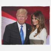 COUVERTURE POLAIRE ATOUT DE DONALD ET DE MELANIA (Devant (Horizontal))