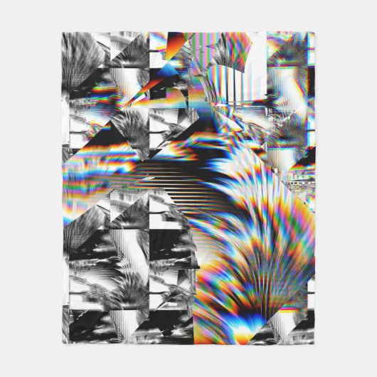 Couverture Polaire Attaque arc-en-ciel (Devant)