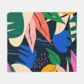 Couverture Polaire Attention motif tropical Getter (Devant (Horizontal))