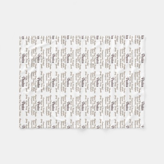 Couverture Polaire Attributs de pasteur (Devant (Horizontal))