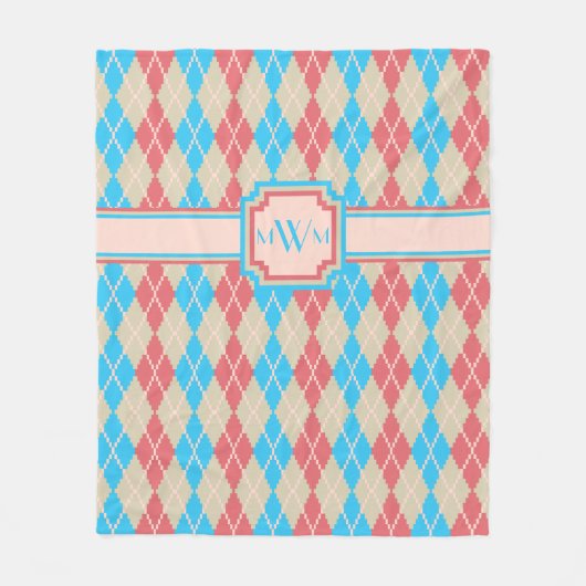 Couverture Polaire Au Beach Jacquard Fleece Blanket (Devant)