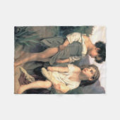 Couverture Polaire Au bord du ruisseau, Bouguereau (Devant (Horizontal))