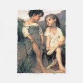 Couverture Polaire Au bord du ruisseau, Bouguereau (Devant)