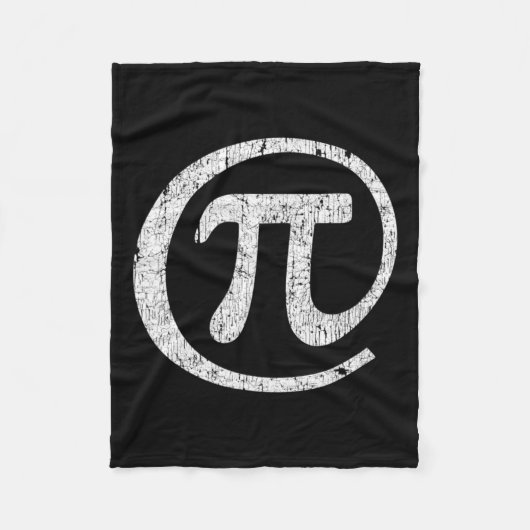 Couverture Polaire Au symbole Pi @ Math Geek Jour Pi (Devant)