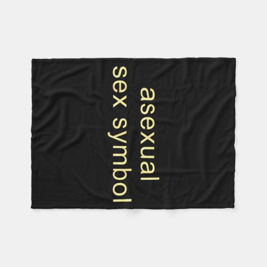 Couverture Polaire Aual Symbol Funny Pride Lgbtq Ace (Devant (Horizontal))