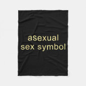 Couverture Polaire Aual Symbol Funny Pride Lgbtq Ace (Devant)