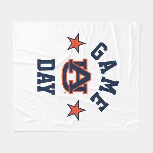 Couverture Polaire Auburn University Jeu Day (Devant (Horizontal))