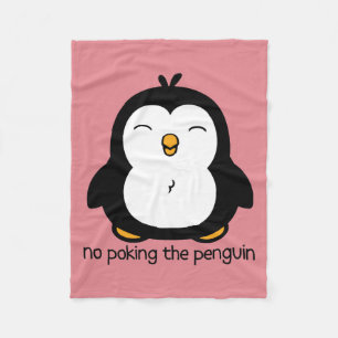 Couverture Polaire Aucun pousser le pingouin