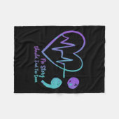 Couverture Polaire Aucune Histoire Ne Devrait Finir Trop Tôt Le Suici (Devant (Horizontal))