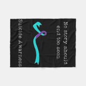 Couverture Polaire Aucune Histoire Ne Devrait Se Terminer Trop Tôt Se (Devant (Horizontal))