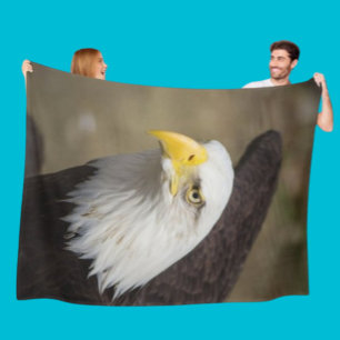 Couverture Polaire Audace du Pygargue à tête blanche – Plaid en molle