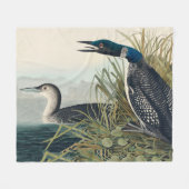 Couverture Polaire Audubon Bird Loon Diver Classic (Devant (Horizontal))