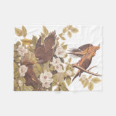 Couverture Polaire Audubon Carolina Turtle Dove Fleece Blanche (Devant (Horizontal))