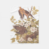 Couverture Polaire Audubon Carolina Turtle Dove Fleece Blanche (Devant)