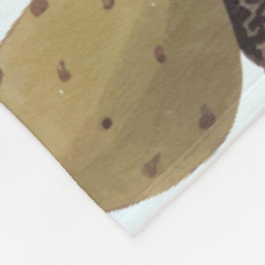 Couverture Polaire Audubon Vesper Sparrow et Prickly Pear Cactus (Coin)