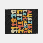 Couverture Polaire Auntie's Expensive Little Ie, Funny New Aunt Nephe (Devant (Horizontal))