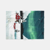 Couverture Polaire auréoles du nord (Devant (Horizontal))