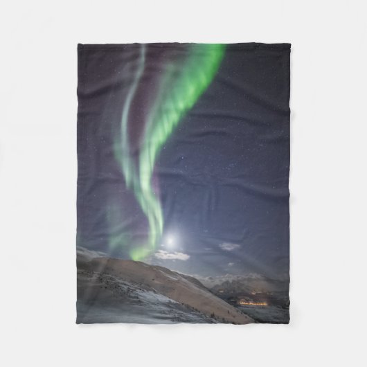 Couverture Polaire Aurora Borealis Norvège (Devant)