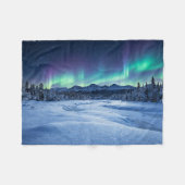 Couverture Polaire Aurore Boréale (Devant (Horizontal))