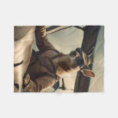 Couverture Polaire Aussie Kangaroo Avion Pilote, (Devant (Horizontal))
