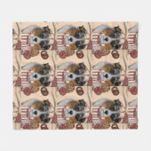 COUVERTURE POLAIRE AUSTRALIAN SHEPHERD (Devant (Horizontal))