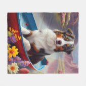 Couverture Polaire Australian Shepherd on Paddle : Une aventure Pitto (Devant (Horizontal))
