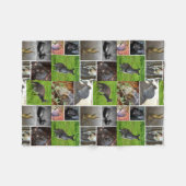 Couverture Polaire Australian Wildlife Collage, (Devant (Horizontal))