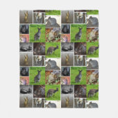 Couverture Polaire Australian Wildlife Collage, (Devant)